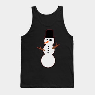 Time for a Winter Snowman Friend Tank Top